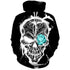 Halloween hoodies oversized men Streetwear Casual 3D Skull Party Hoodies Sweatshirts - menochic